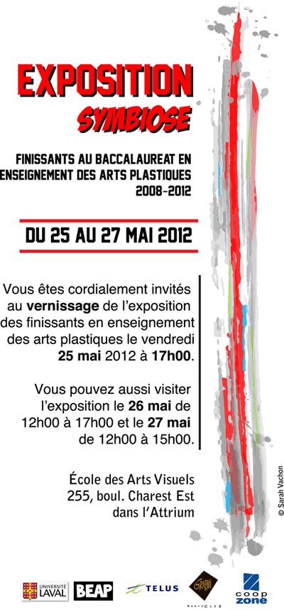 Exposition finissants en enseignement des arts plastiques